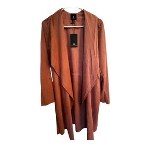 Jules & Leopold | faux suede coat